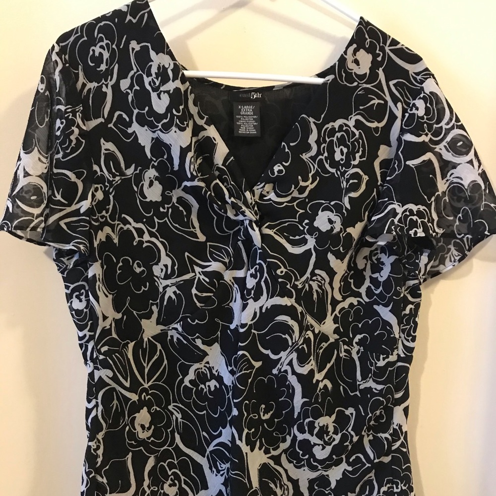 Ladies black blouse